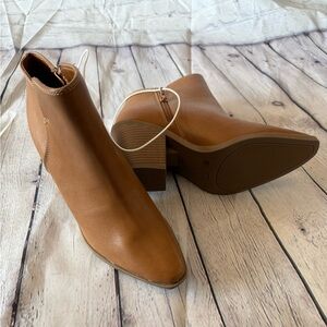a.n.a Tan Ankle Booties